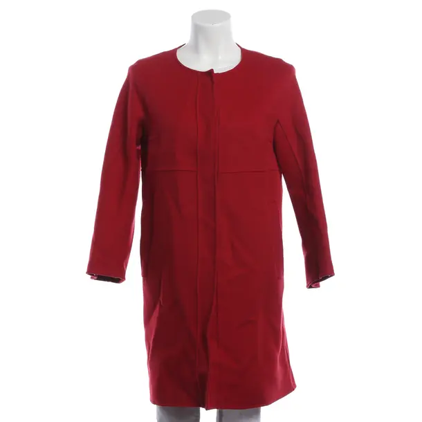 Mid-Season Coat, in Red, Wool, Max Mara