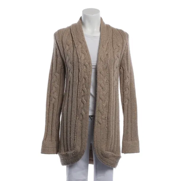 Cardigan, in Light Brown, Cashmere, Antonia Zander