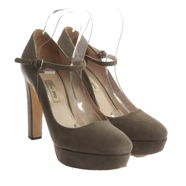 Pumps, in Gray, Miu Miu