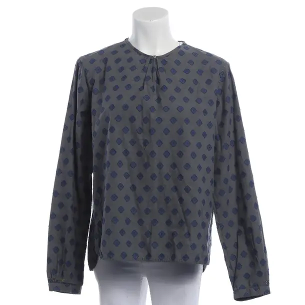 Blouse, in Gray, Baumwolle, Le Sarte Pettegole