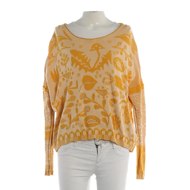Maglione, in Giallo, Cotone, Uso elevato