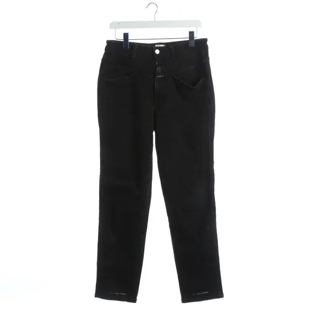 Straight Fit Jeans, in Black, Cotton, Closed
