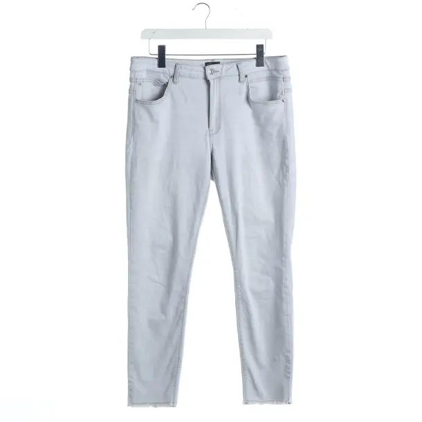 Pants, in Light Gray, Cotton, Raffaello Rossi
