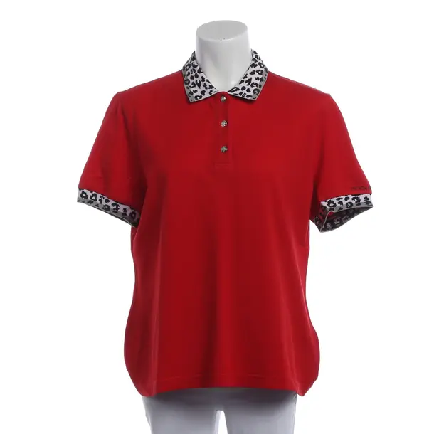 Poloshirt, in Rot, Baumwolle, Escada