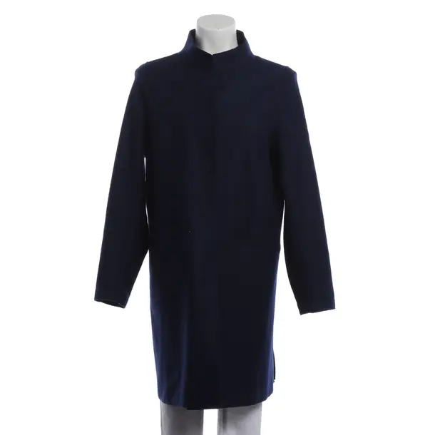 Mid-Season Coat, in Blue, Wool, Schneiders
