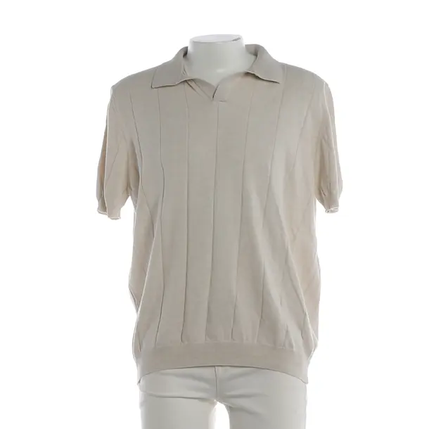 Polo Shirt, in Beige, Baumwolle, Gran Sasso