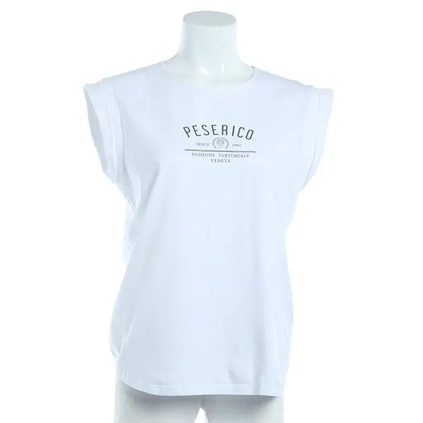 Shirt, in White, Baumwolle, Peserico