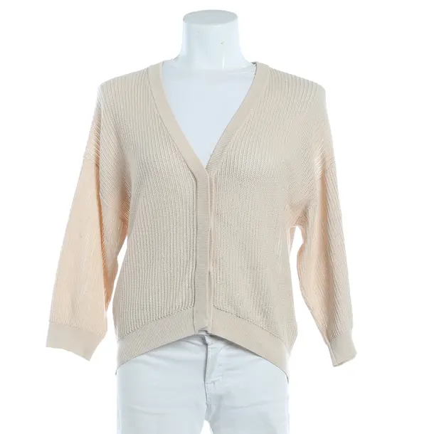 Cardigan, in Beige, Cotone, Peserico