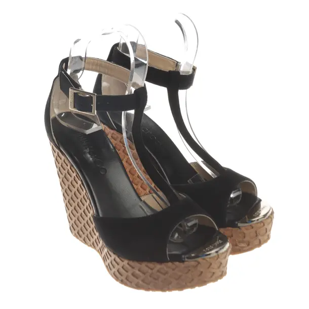 Wedges, in Black, Jimmy Choo