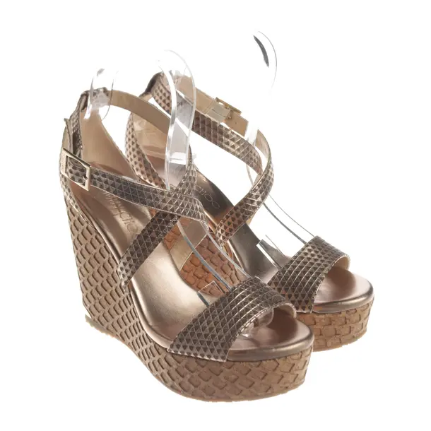 Wedges, in Gold, Jimmy Choo