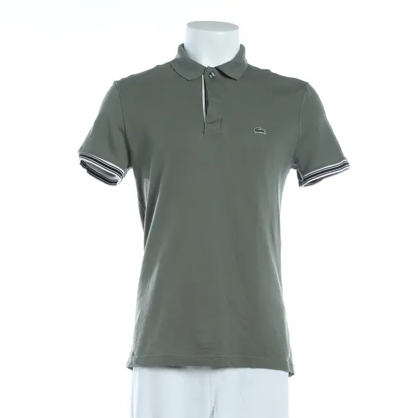 Poloshirt, in Dunkelgrün, Baumwolle, Lacoste