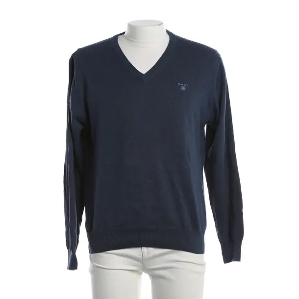 Pullover, in Blau, Baumwolle, Gant