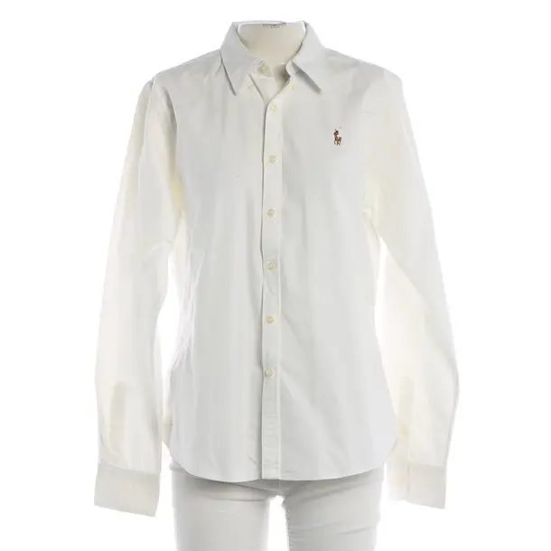 Blouse, in White, Cotton, Polo Ralph Lauren