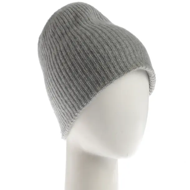 Mütze, in Grau, Kaschmir, Warm-Me