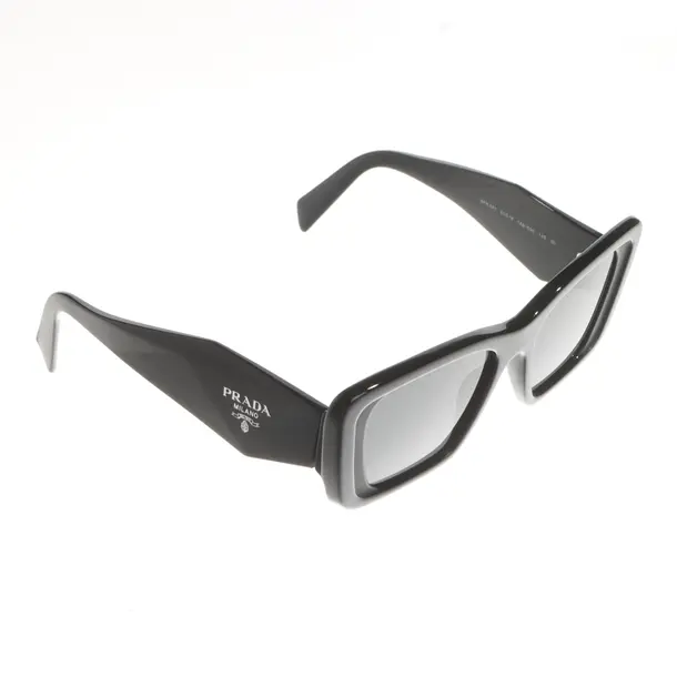 Sunglasses, in Black, Kunststoff, Prada