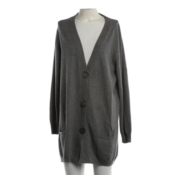 Strickjacke, in Grau, Kaschmir, Fedeli