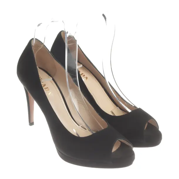 Peep Toes, in Black, Prada
