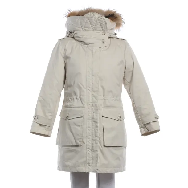 Winter Jacket, in Beige, Cotton, Woolrich