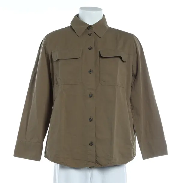 Camicia, in Verde scuro, Cotone, Vince