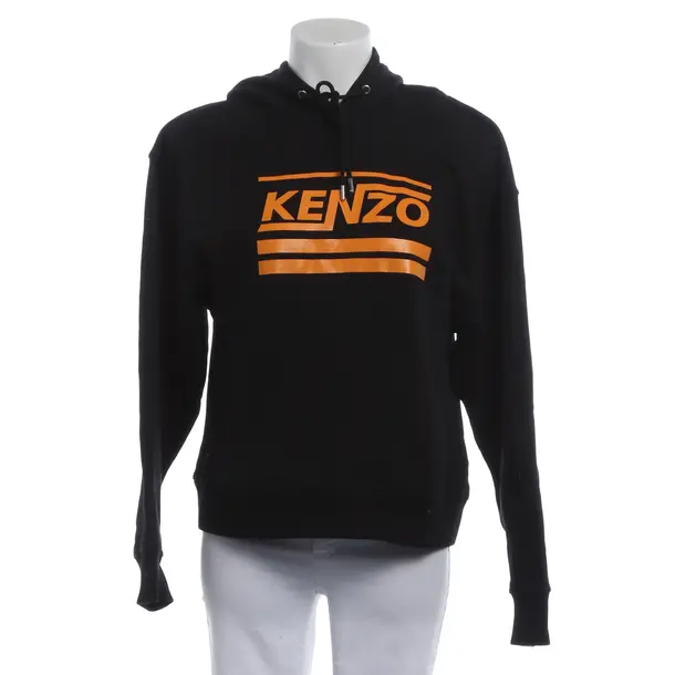 Hoodie, in Schwarz, Baumwolle, Kenzo