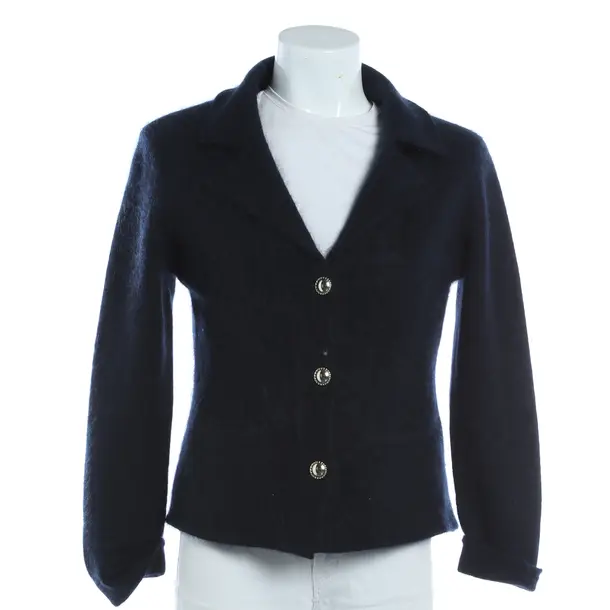 Cardigan, in Navy, Wool, Dorothee Schumacher