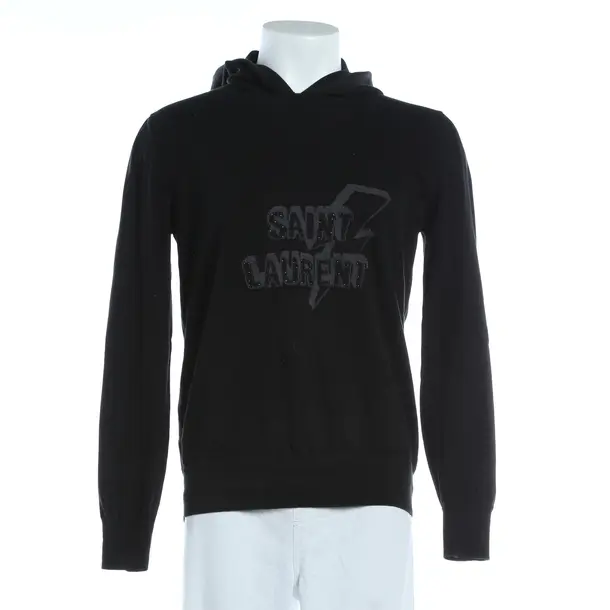 Pullover, in Schwarz, Baumwolle, Saint Laurent
