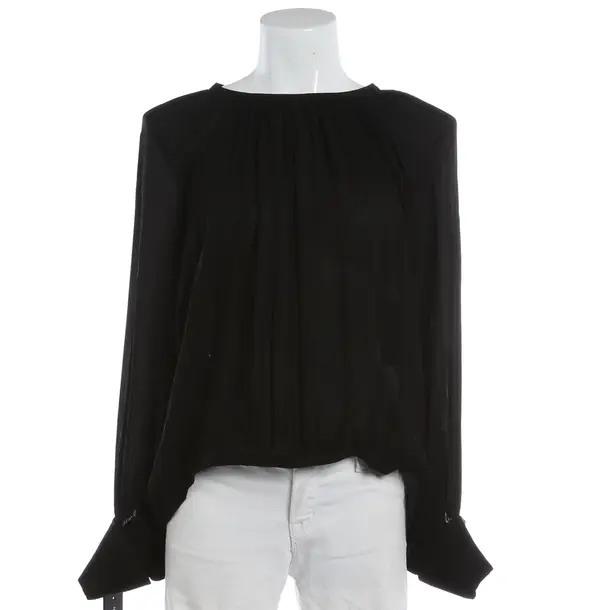 Denim Shirt, in Black, Silk, Max Mara