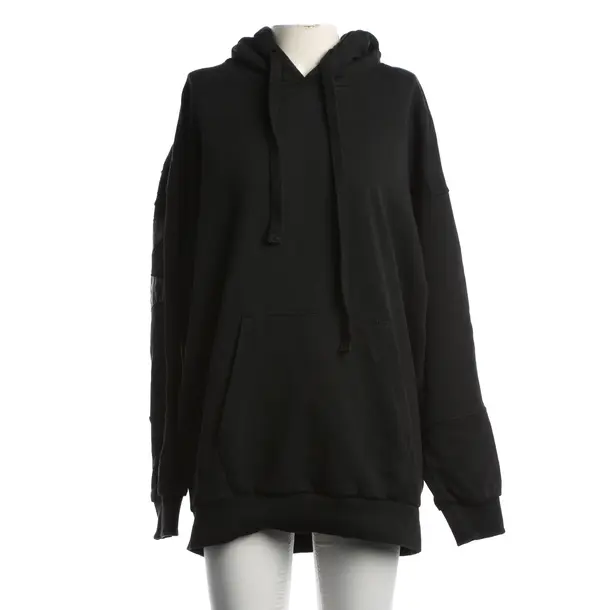 Hoodie, in Schwarz, Baumwolle, Elias Rumelis