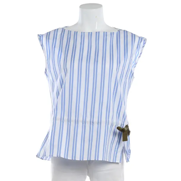 Blouse, in Blue, Cotton, Windsor