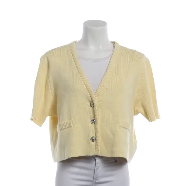 Strickjacke, in Pastellgelb, Baumwolle, Mrs & Hugs