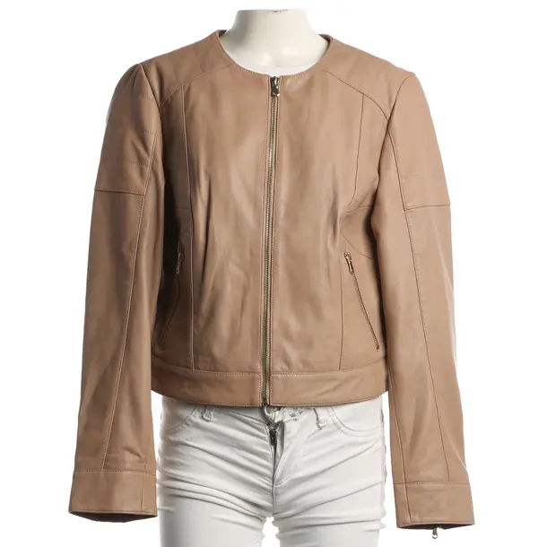 Giacca in pelle, in Marrone, Pelle, Mos Mosh