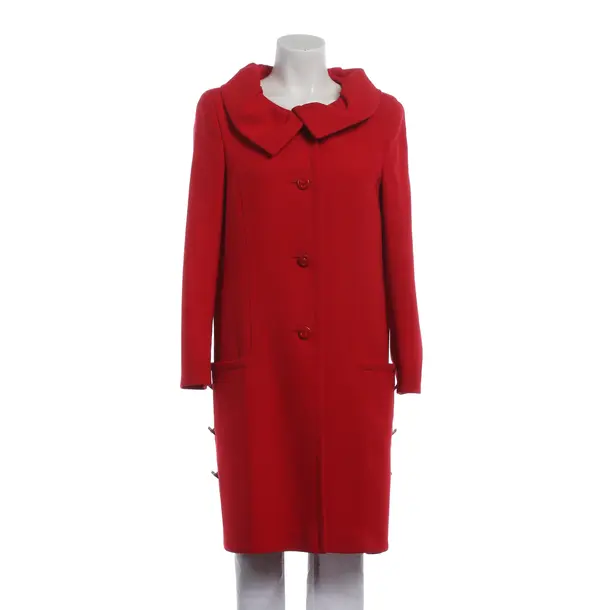 Mid-Season Coat, in Red, Wool, Escada