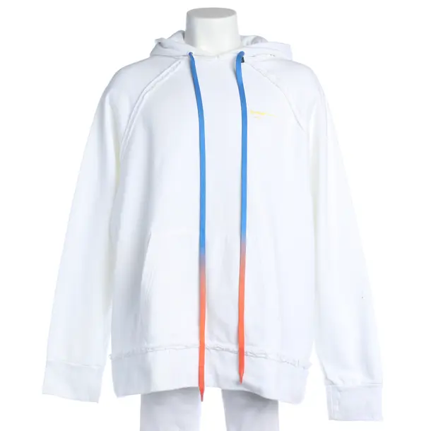 Hooded Sweatshirt in White, Cotton, Off-White
