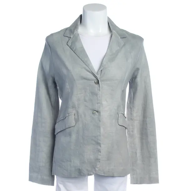 Blazer in Gray, Linen, Avant Toi
