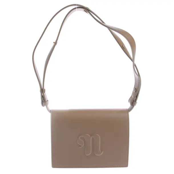 Schultertasche in Braun, Polyurethan, Nanushka