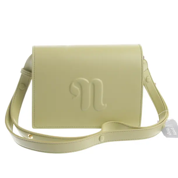 Shoulder Bag in Green, Polyurethane, Nanushka