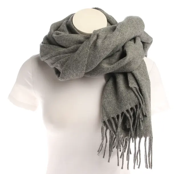 Wool Shawl in Gray, Wool, Acne Studios