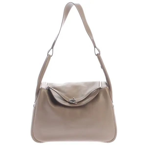 Shoulder Bag in Brown, Leather, Hermès