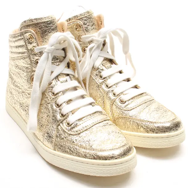 High-Top Sneaker in Metallic, , Gucci