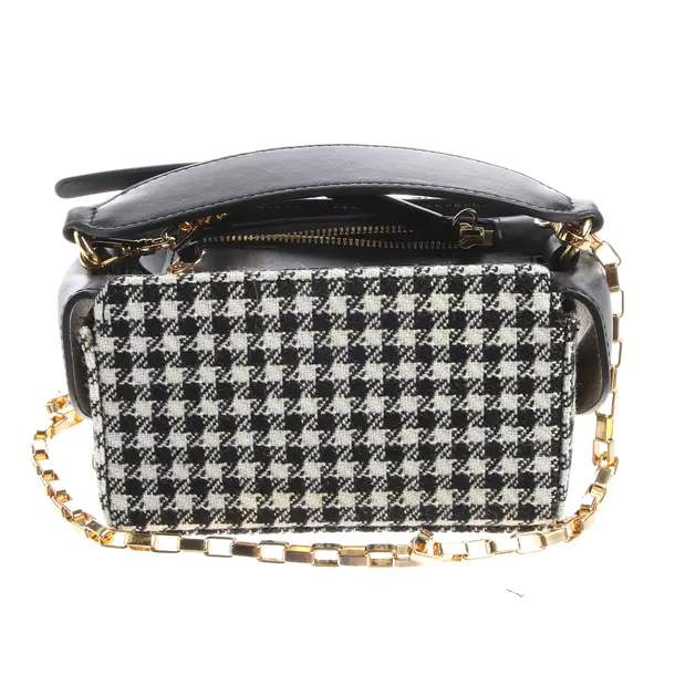 Handbag in Black, Cotton, Wandler