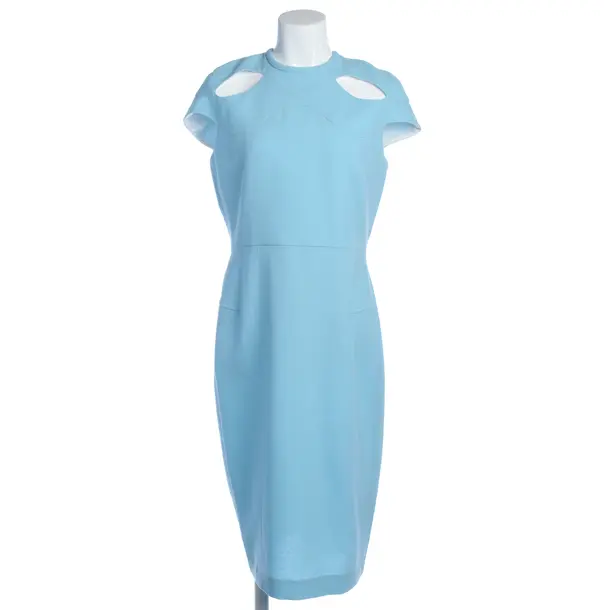 Wollkleid in Blau, Samt, Roland Mouret