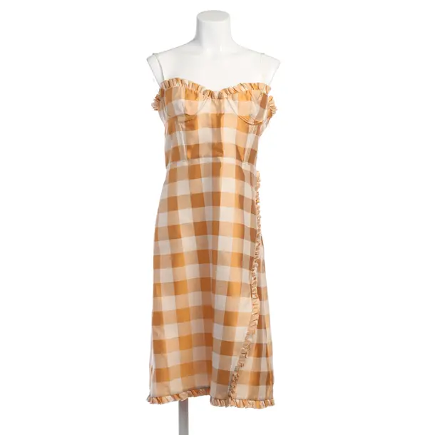 Cocktail Dress in Brown, Cotton, Brock Collection