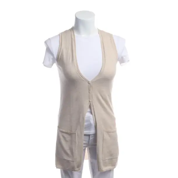 Gilet, in Beige, Cotone, Alludere