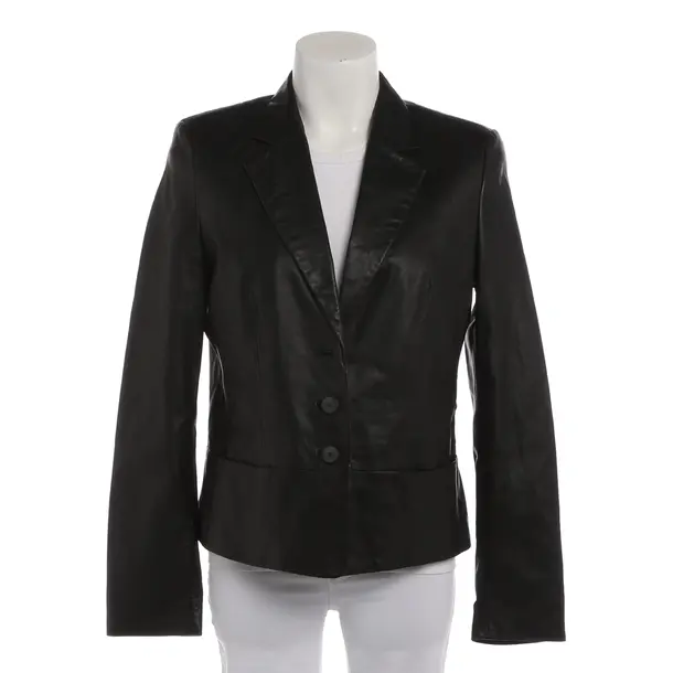 LeatherJacket in Black, Leather, Hugo Boss Black Label