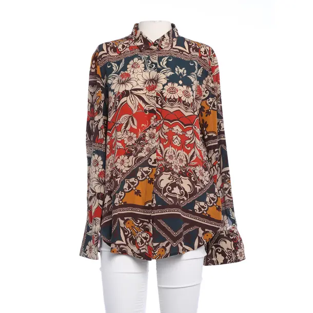 Bluse in Mehrfarbig, Seide, 0039 Italy