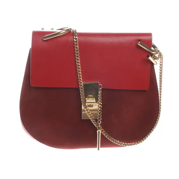 Shoulder Bag in Red, Leather, Chloé