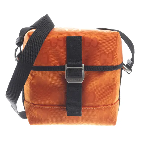 Messenger Bag in Orange, Polyamide, Gucci