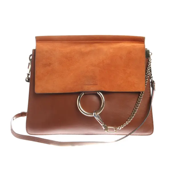 Schultertasche in Braun, Leder, Chloé