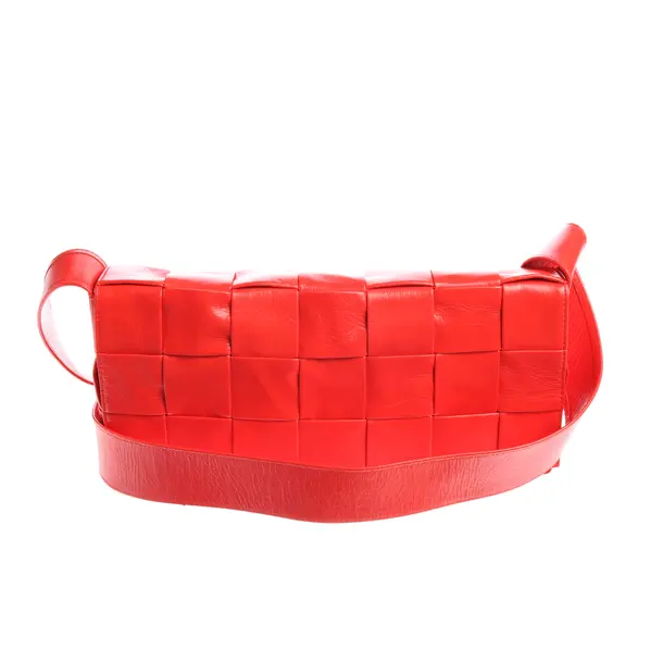 Umhängetasche in Rot, Leder, Bottega Veneta