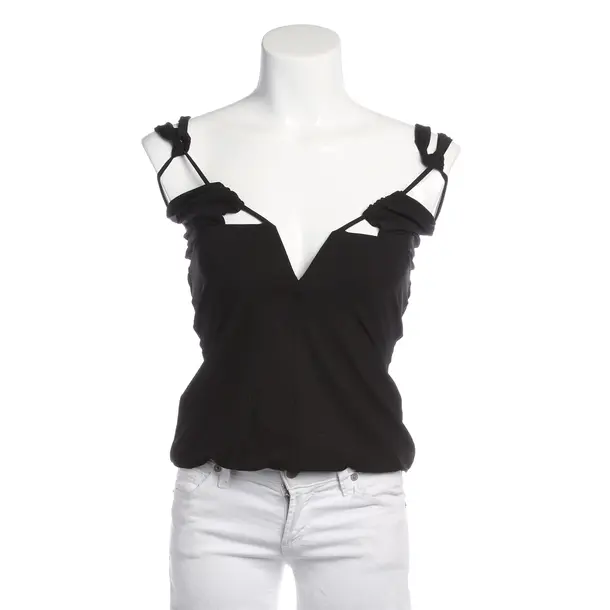 Top in Black, Polyester, Nensi Dojaka